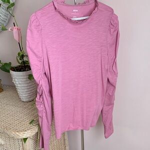 Maeve Mauve Long Sleeve Top